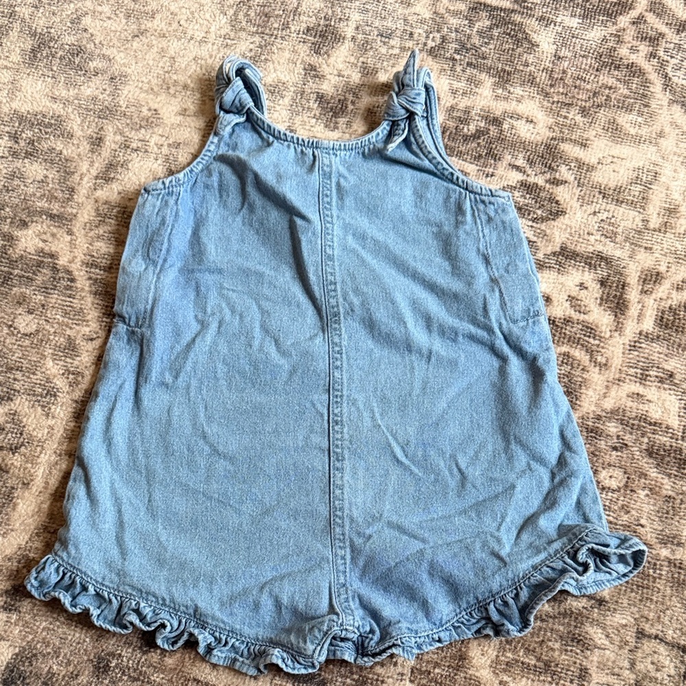 Denim Blue Kid Romper